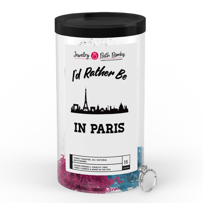 I'd rather be In Paris Jewelry Bath Bombs