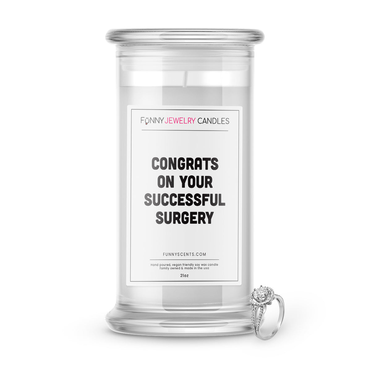 Congrats On Your Successful Surgery Jewelry Funny Candles