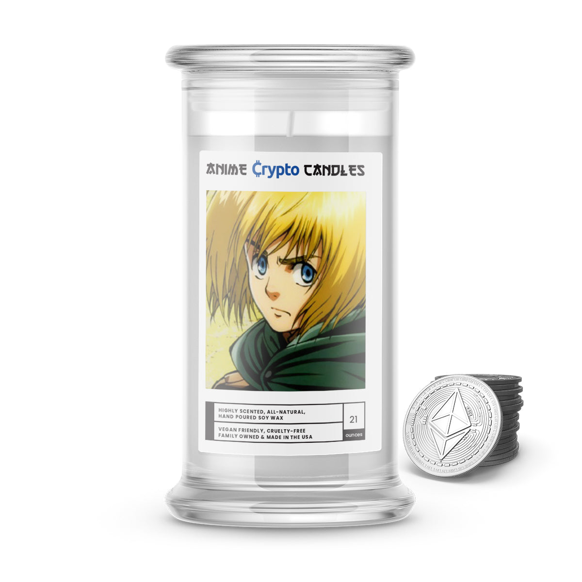Arlert, Armin (アルミン・アルレルト) - Crypto Anime Candles