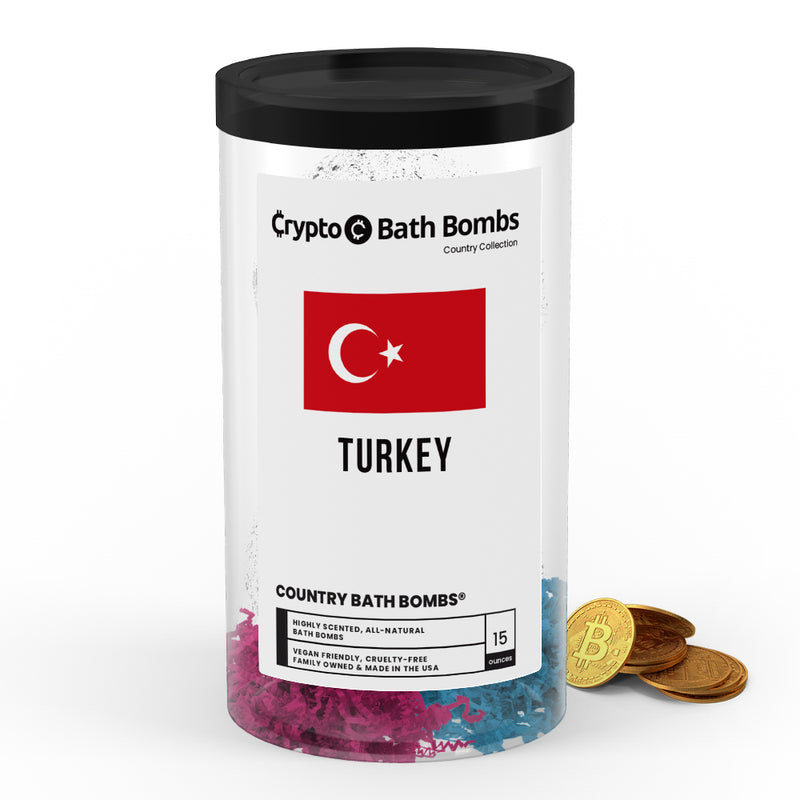 Turkey Country Crypto Bath Bombs