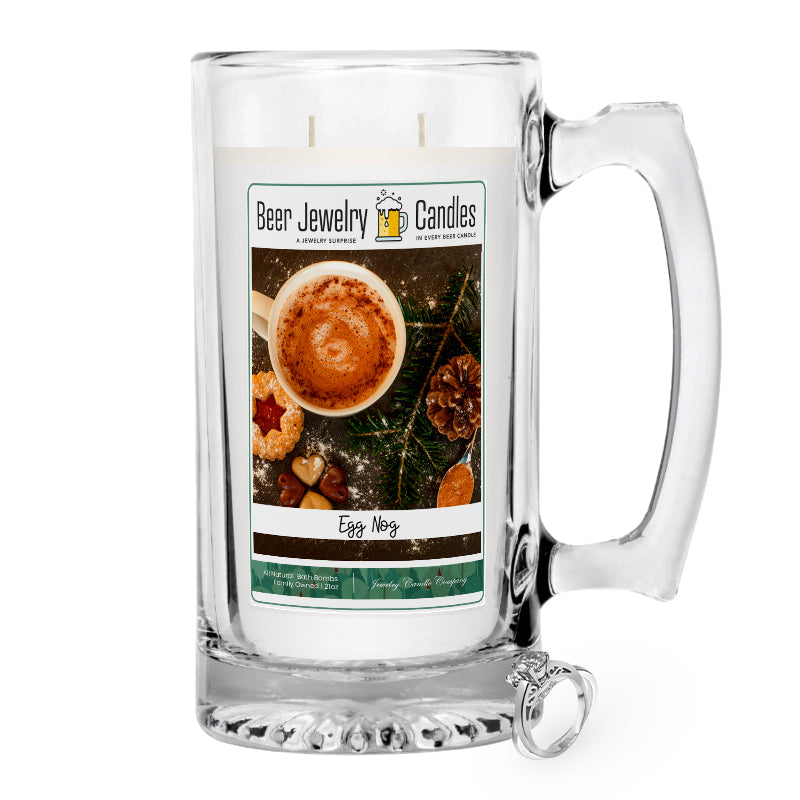 Egg Nog Beer Jewelry Candle