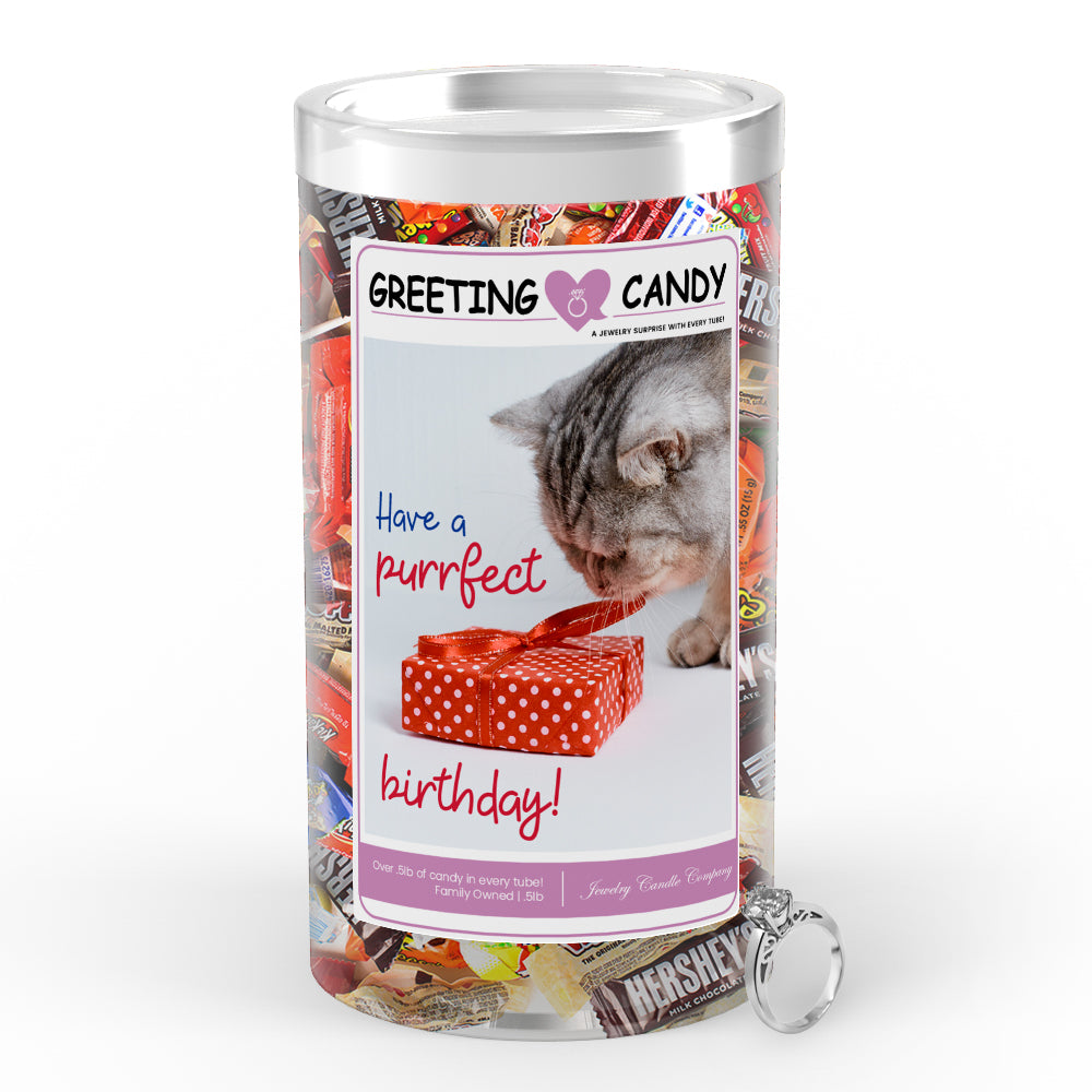 Have a purrfect Birthday! Greetings Candy