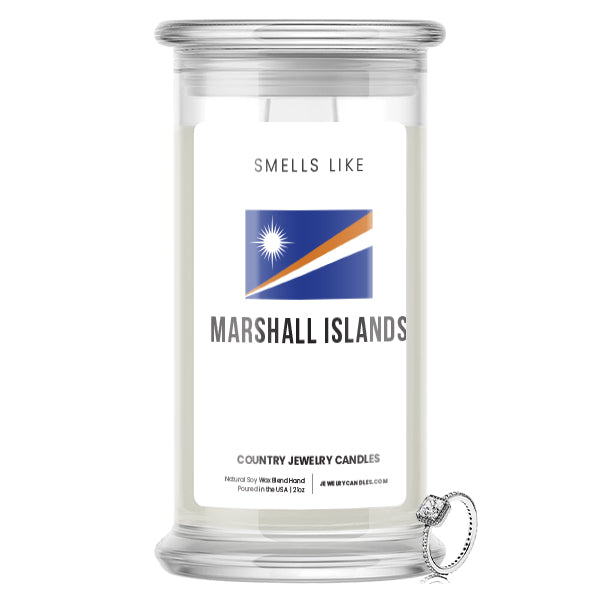 Smells Like Marshall Islands Country Jewelry Candles