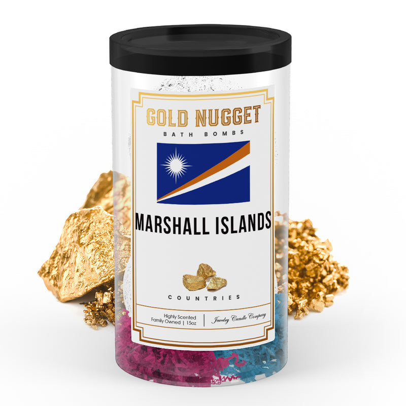 Marshall Islands Countries Gold Nugget Bath Bombs