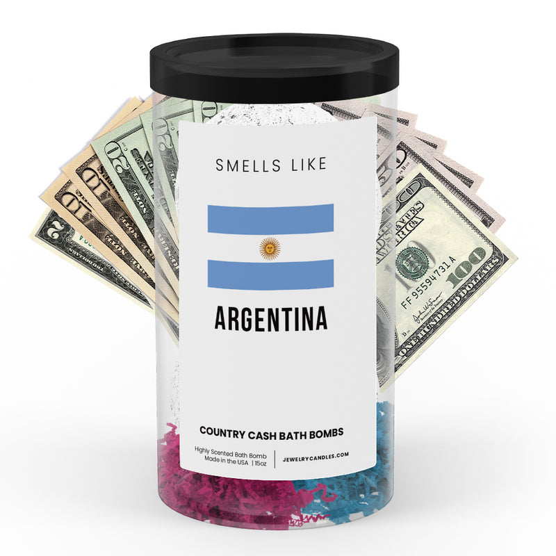Smells Like Argentina Country Cash Bath Bombs