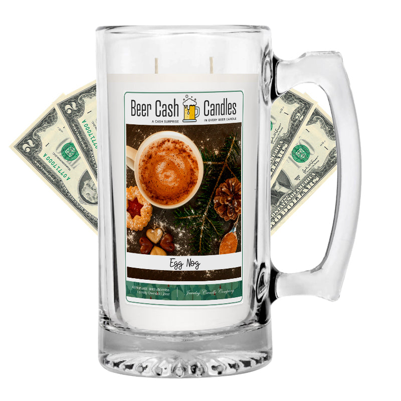 Egg Nog Beer Cash Candle