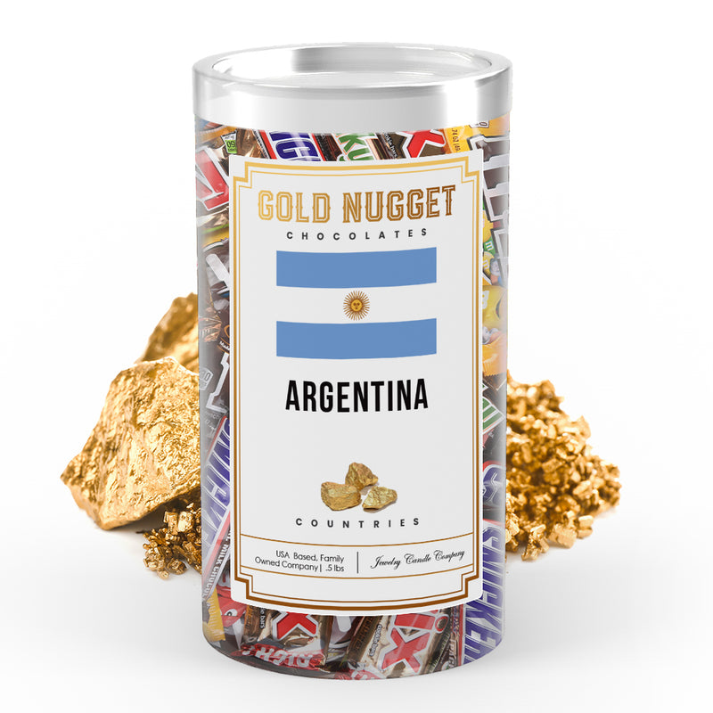 Argentina Countries Gold Nugget Chocolates