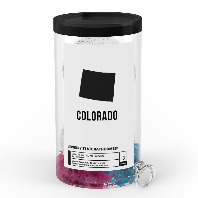 Colorado Jewelry State Bath Bombs