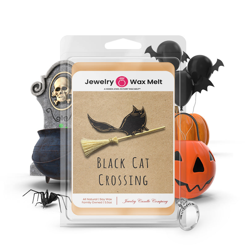 Black cat crossing Jewelry Wax Melts