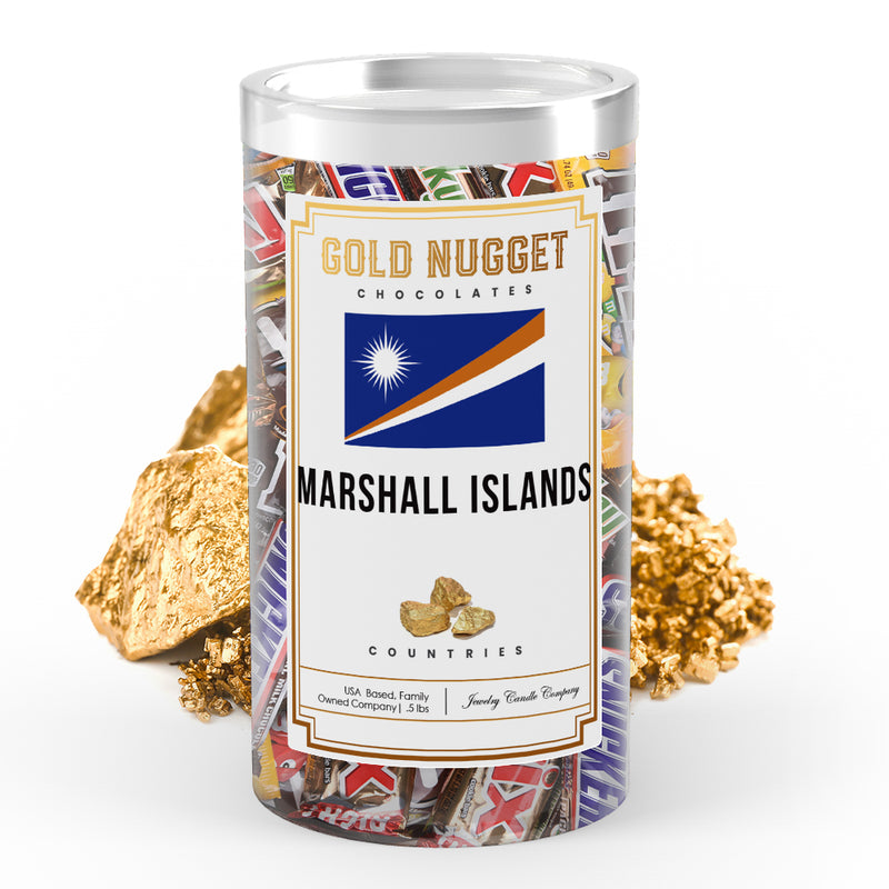 Marshall Islands Countries Gold Nugget Chocolates