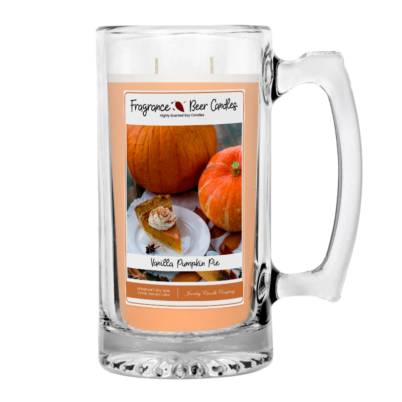 Vanilla Pumpkin Pie Fragrance Beer Candle