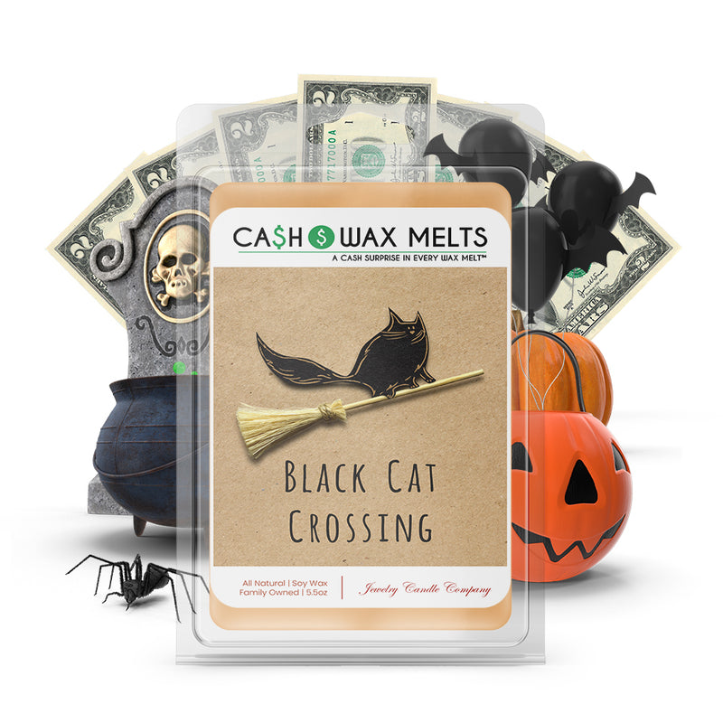 Black cat crossing Cash Wax Melts