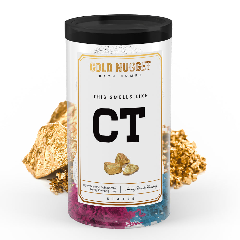 This Smells Like CT State Gold Nugget Bath Bombs