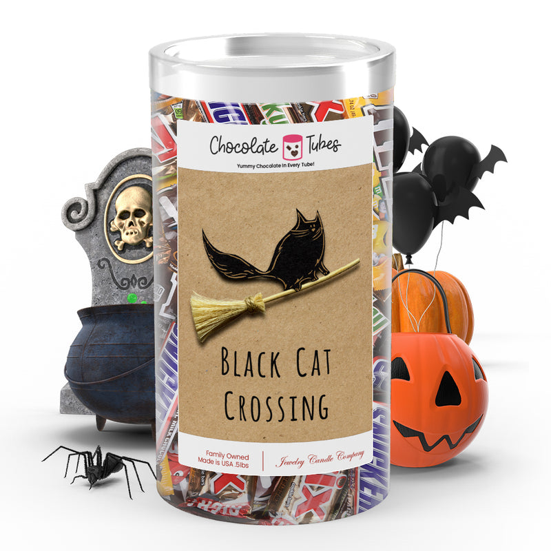 Black cat crossing Chocolates