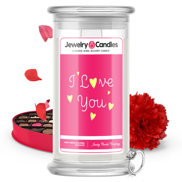I Love You Jewelry Candle