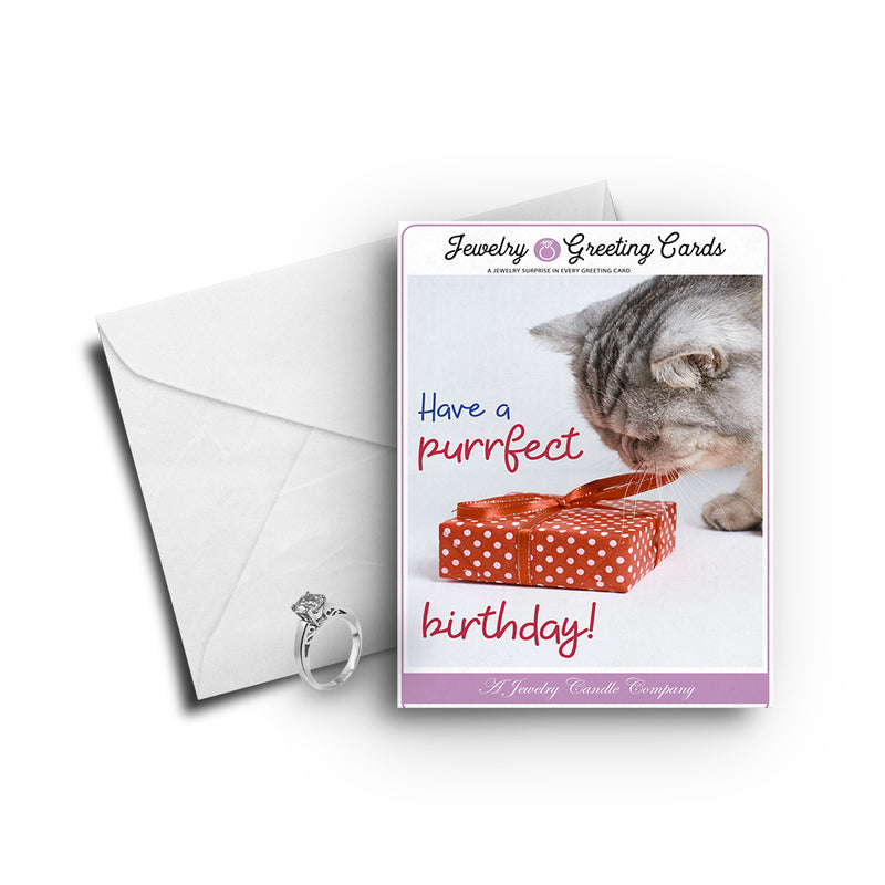 Have a purrfect Birthday! Greetings Card