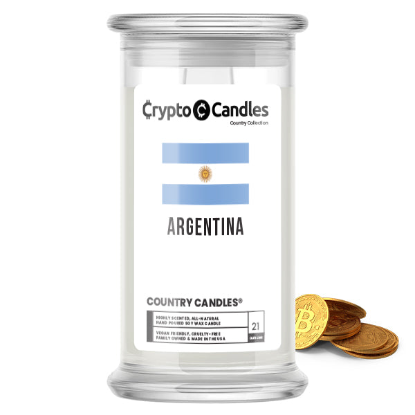 Argentina Country Crypto Candles