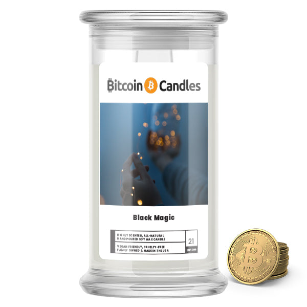 Black Magic Bitcoin Candles