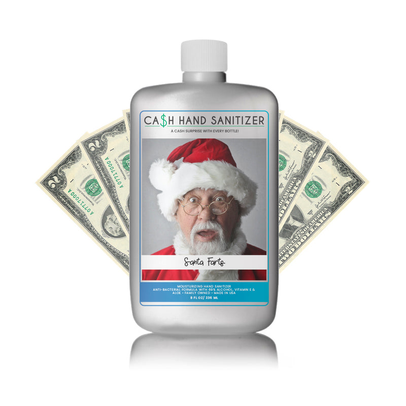 Santa Farts Cash Hand Sanitizer