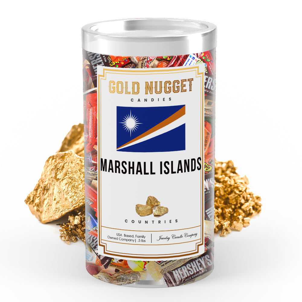 Marshall Islands Countries Gold Nugget Candy