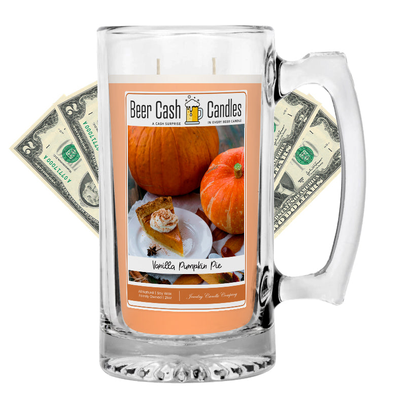 Vanilla Pumpkin Pie Beer Cash Candle
