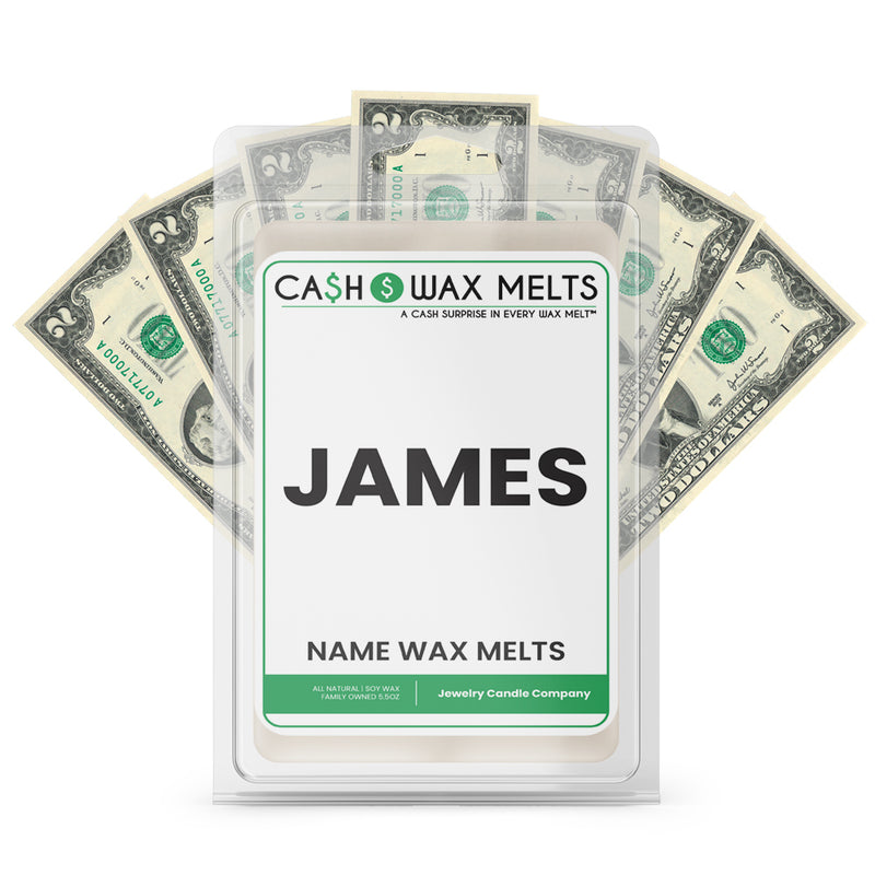 JAMES Name Cash Wax Melts