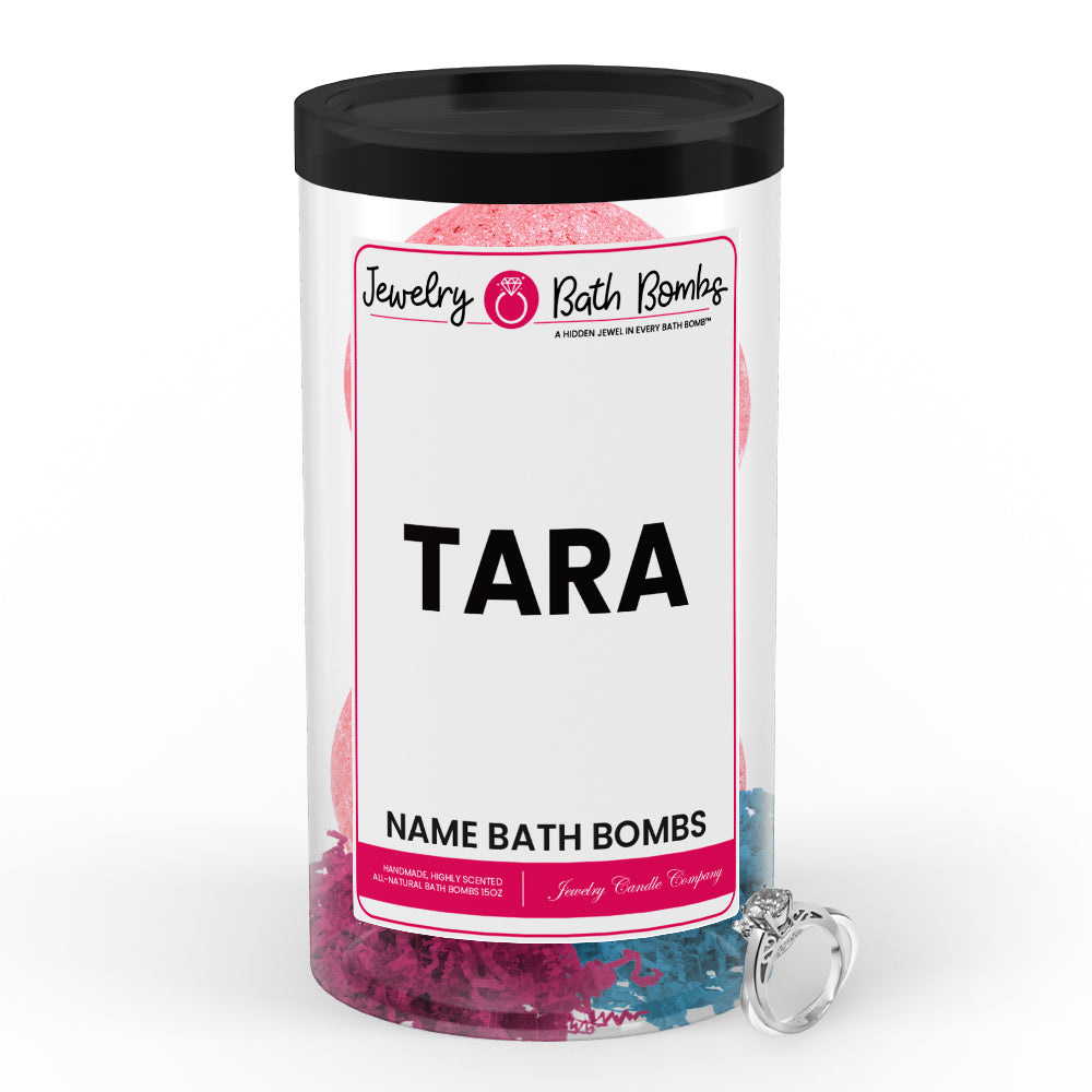 TARA Name Jewelry Bath Bomb Tube