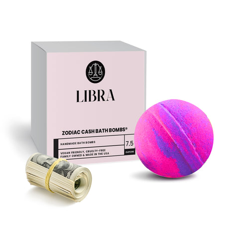Libra Zodiac Cash Bath Bomb