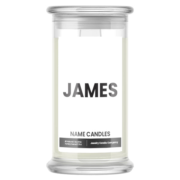 JAMES Name Candles