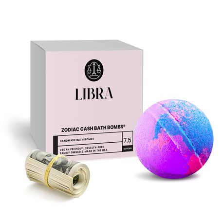 Libra Zodiac Cash Bath Bomb