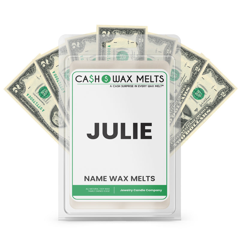 JULIE Name Cash Wax Melts