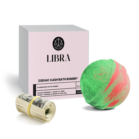 Libra Zodiac Cash Bath Bomb