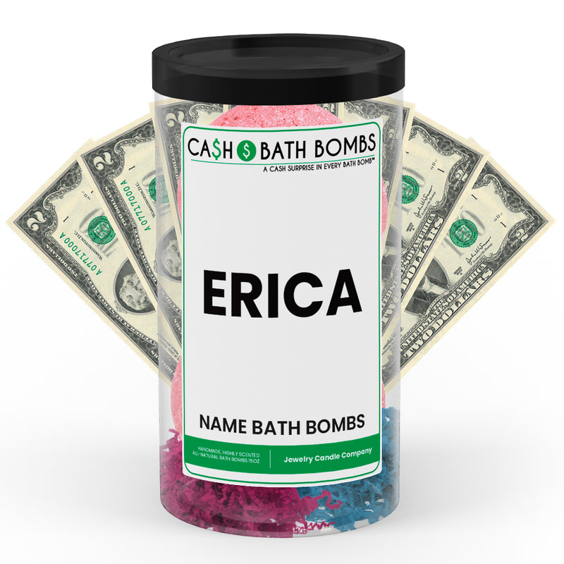 ERICA Name Cash Bath Bomb Tube
