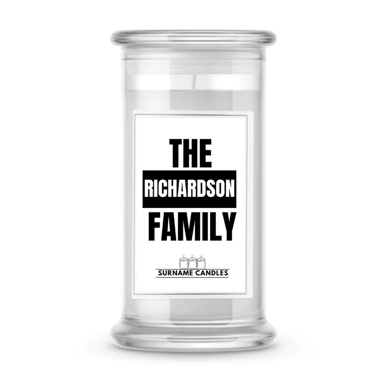 The Richardson Family | Surname Candles