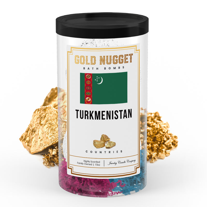 Turkmenistan Countries Gold Nugget Bath Bombs