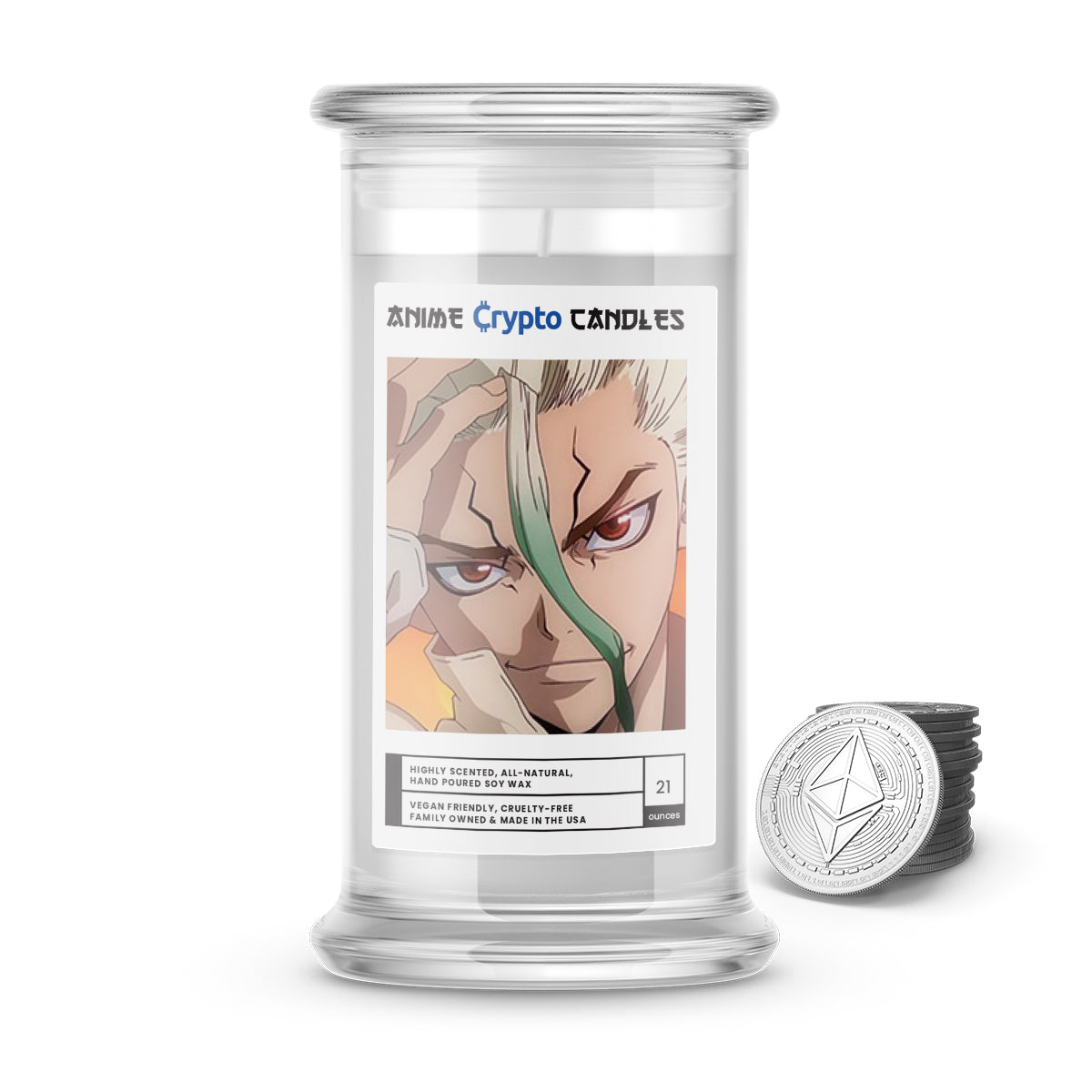 Senkuu (千空) - Crypto Anime Candles