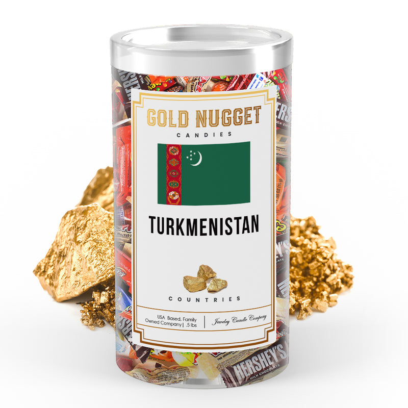 Turkmenistan Countries Gold Nugget Candy