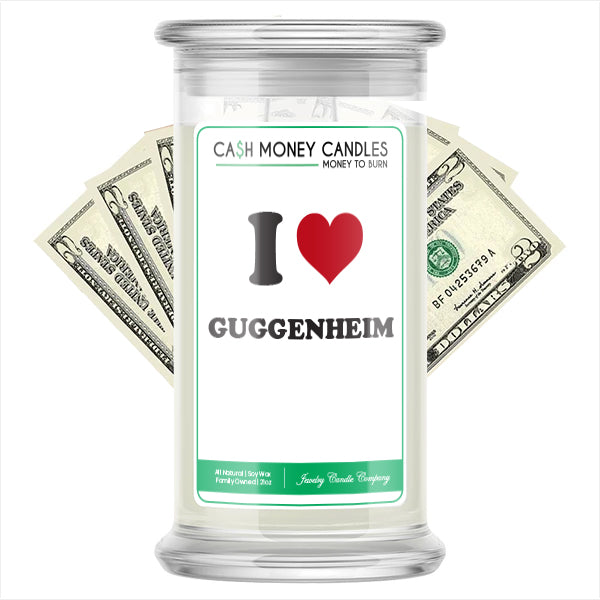 I Love GUGGENHEIM Landmark Cash Candles