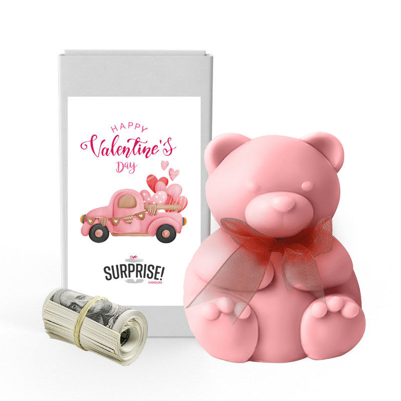 Happy Valentine Day 15 | Valentines Day Surprise Cash Money Bear Wax Melts
