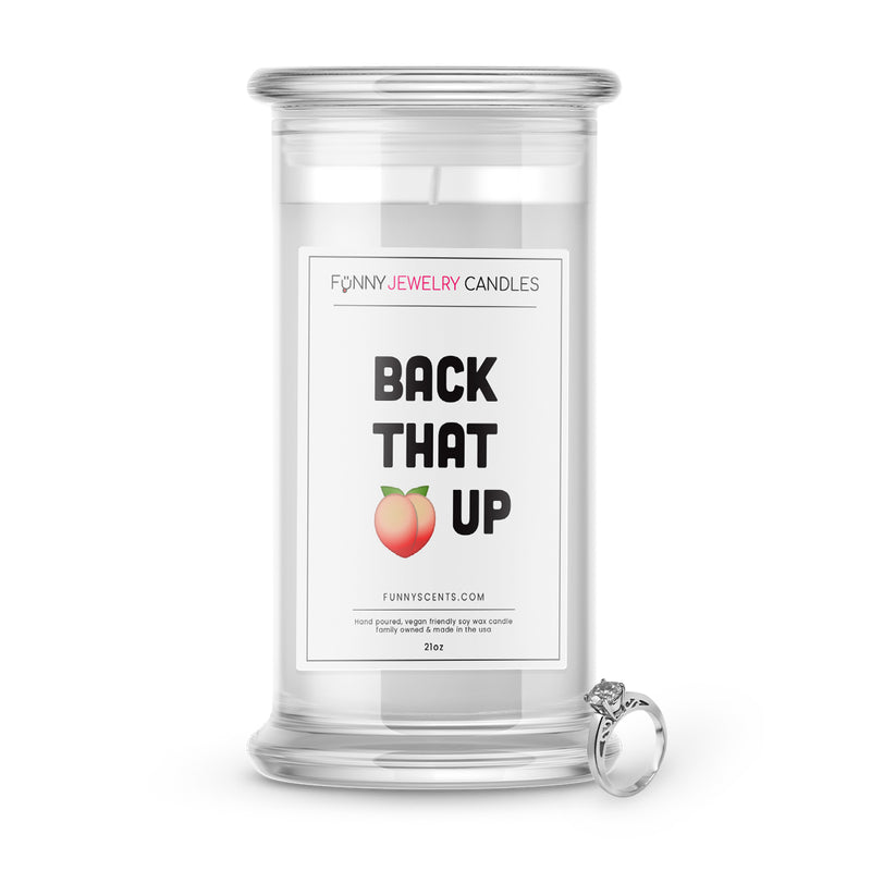 Back That Butt up Jewelry Funny Candles