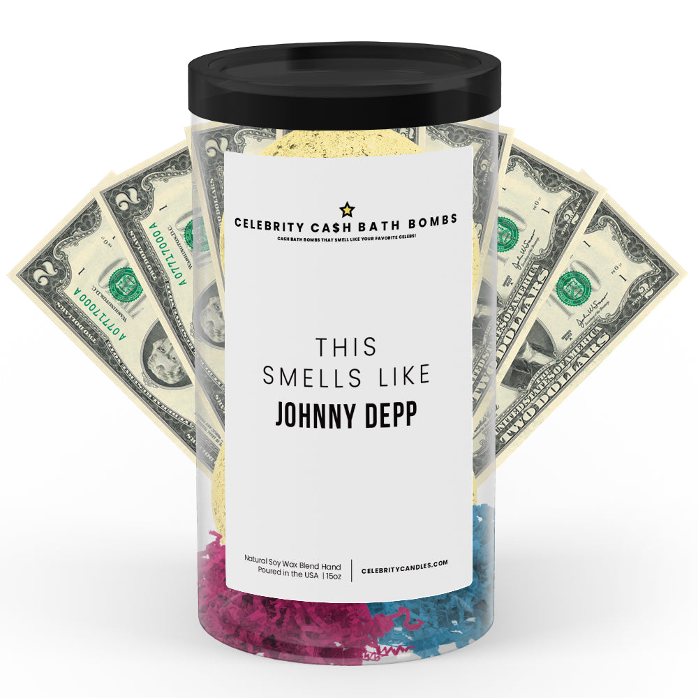 This Smells Like Johnny Depp Celebrity Cash Bath Bombs
