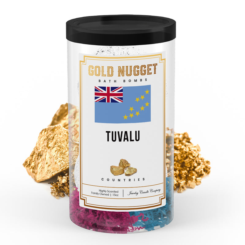 Tuvalu Countries Gold Nugget Bath Bombs