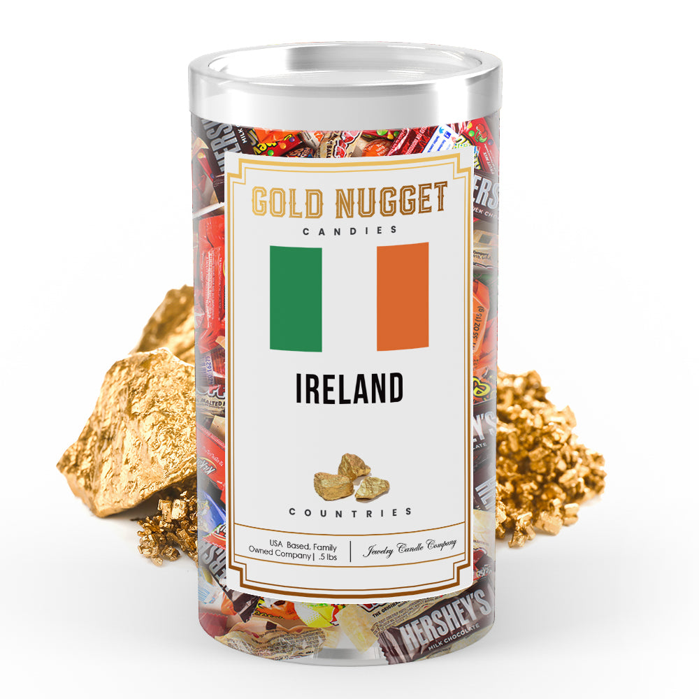 Ireland Countries Gold Nugget Candy