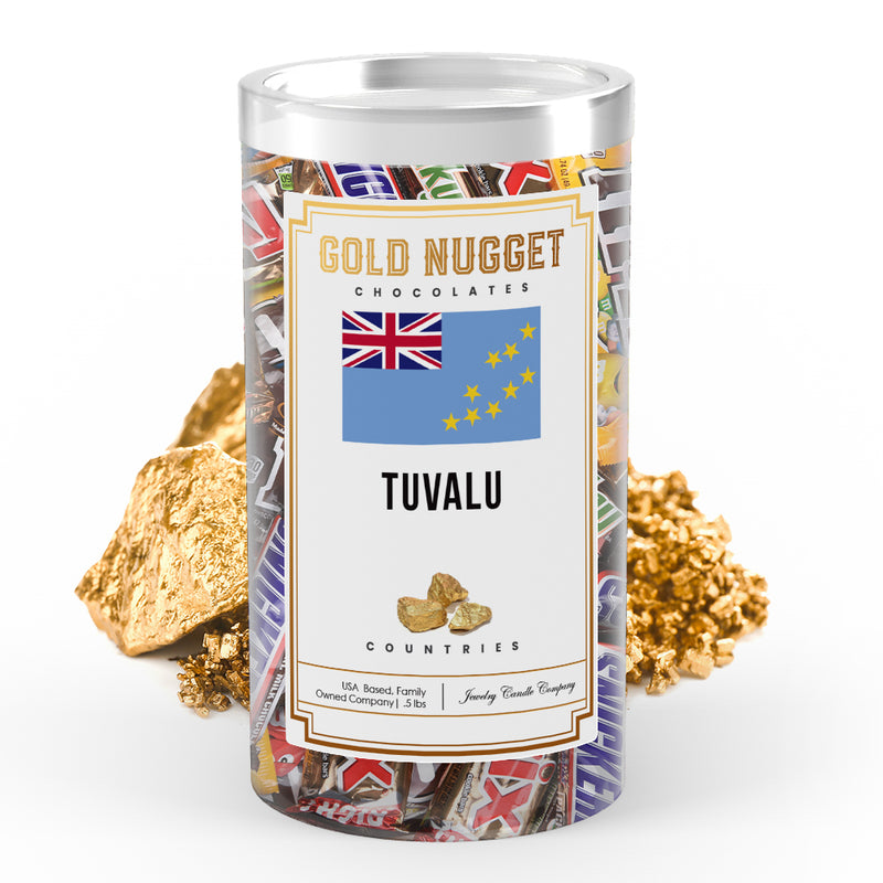 Tuvalu Countries Gold Nugget Chocolates