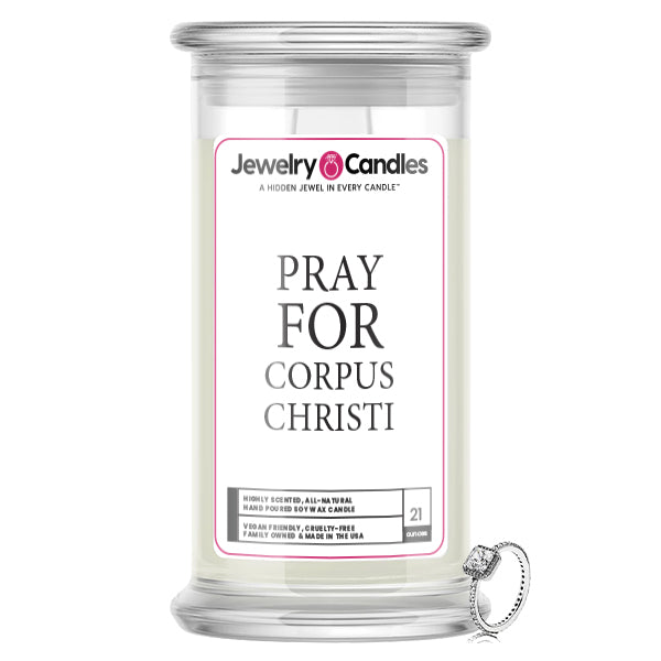Pray For Corpus Christi Jewelry Candle