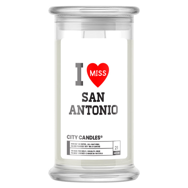 I miss San Antonio City  Candles