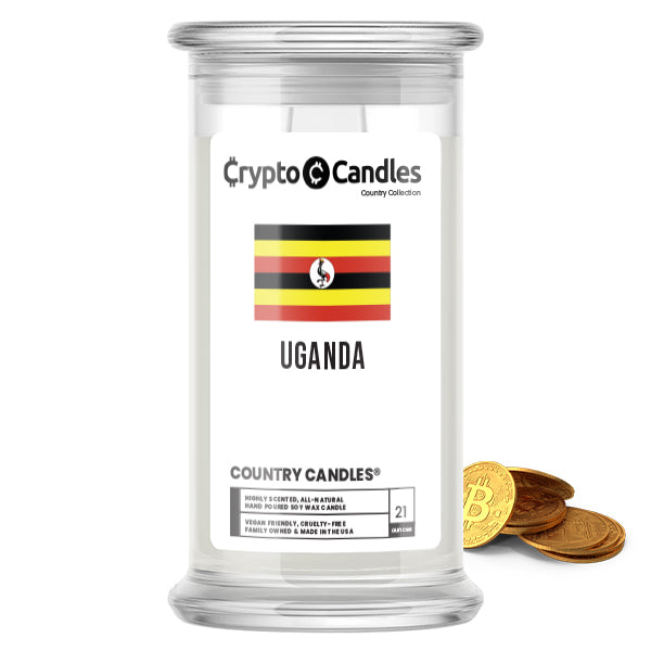 Uganda Country Crypto Candles