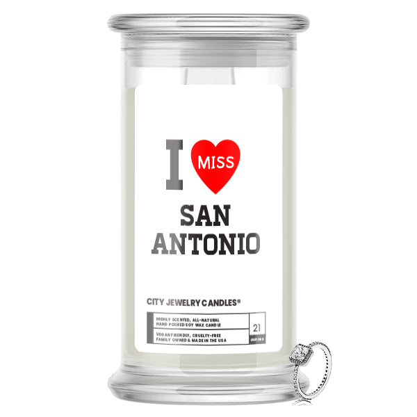 I miss San Antonio City Jewelry Candles
