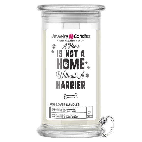 A house is not a home without a Harrier Dog Jewelry Candle