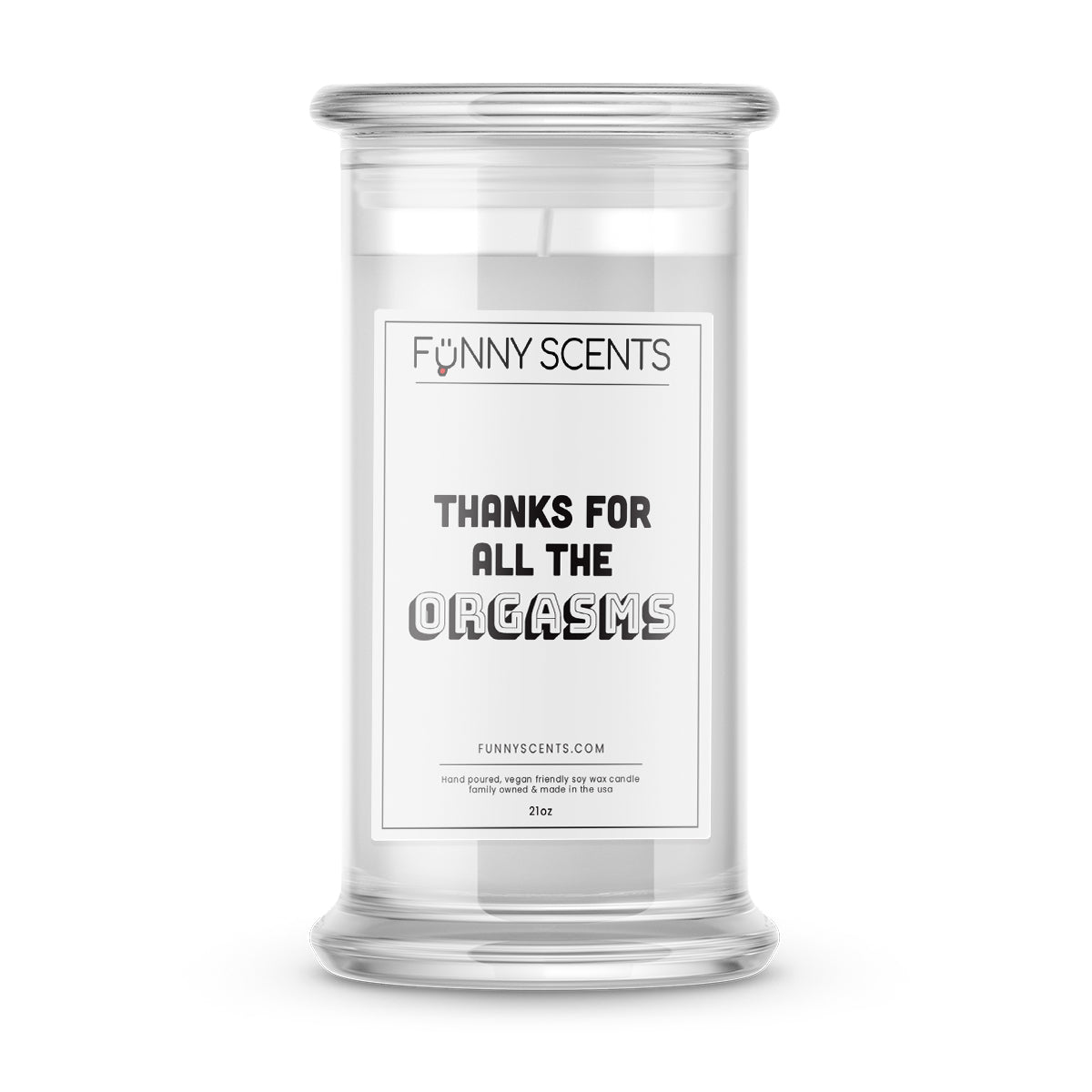 Thanks For All the Orgasms Funny Candles